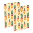thumbnail image 1 of FORMRS 1-Subject Spiral Notebook 8" x 5" College Ruled 60 Refillable Sheet A5 Hard Cover, 2 Pack, Sunshine Pineapples, 1 of 7