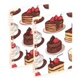 thumbnail image 1 of FORMRS 1-Subject Spiral Notebook 8" x 5" College Ruled 60 Refillable Sheet A5 Hard Cover, 2 Pack, White Chocolate Cakes, 1 of 7