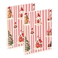 thumbnail image 1 of FORMRS 1-Subject Spiral Notebook 8" x 5" College Ruled 60 Refillable Sheet A5 Hard Cover, 2 Pack, White Gingerbread Houses, 1 of 7