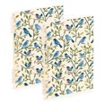 thumbnail image 1 of FORMRS 1-Subject Spiral Notebook 8" x 5" College Ruled 60 Refillable Sheet A5 Hard Cover, Blue Birds Pattern, 1 of 7
