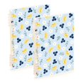 thumbnail image 1 of FORMRS 1-Subject Spiral Notebook 8" x 5" College Ruled 60 Refillable Sheet A5 Hard Cover, Blue Blueberries Pattern, 1 of 7