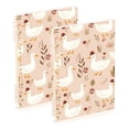 thumbnail image 1 of FORMRS 1-Subject Spiral Notebook 8" x 5" College Ruled 60 Refillable Sheet A5 Hard Cover, Cartoon Goose Pattern, 1 of 7