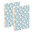thumbnail image 1 of FORMRS 1-Subject Spiral Notebook 8" x 5" College Ruled 60 Refillable Sheet A5 Hard Cover, Cartoon Sheep Pattern, 1 of 7