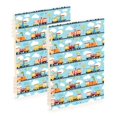thumbnail image 1 of FORMRS 1-Subject Spiral Notebook 8" x 5" College Ruled 60 Refillable Sheet A5 Hard Cover, Cartoon Train Pattern, 1 of 7