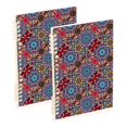 thumbnail image 1 of FORMRS 1-Subject Spiral Notebook 8" x 5" College Ruled 60 Refillable Sheet A5 Hard Cover, Colorful Mandala Pattern, 1 of 7