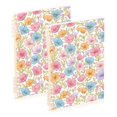 thumbnail image 1 of FORMRS 1-Subject Spiral Notebook 8" x 5" College Ruled 60 Refillable Sheet A5 Hard Cover, Cute Pastel Flowers Pattern, 1 of 7