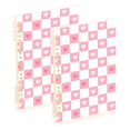 thumbnail image 1 of FORMRS 1-Subject Spiral Notebook 8" x 5" College Ruled 60 Refillable Sheet A5 Hard Cover, Pink Checkered Heart, 1 of 7