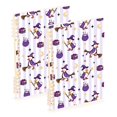 thumbnail image 1 of FORMRS 1-Subject Spiral Notebook 8" x 5" College Ruled 60 Refillable Sheet A5 Hard Cover, Purple Halloween Gooses, 1 of 7