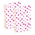 thumbnail image 1 of FORMRS 1-Subject Spiral Notebook 8" x 5" College Ruled 60 Refillable Sheet A5 Hard Cover, Purple Polka Dots, 1 of 7