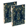 thumbnail image 1 of FORMRS 1-Subject Spiral Notebook 8" x 5" College Ruled 60 Refillable Sheet A5 Hard Cover, Shadowy Forest Pattern, 1 of 7