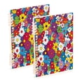 thumbnail image 1 of FORMRS 1-Subject Spiral Notebook 8" x 5" College Ruled 60 Refillable Sheet A5 Hard Cover, Whimsical Floral, 1 of 7