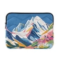thumbnail image 1 of FORMRS 13-13.3 inch Laptop Sleeve Case Soft Carrying Quilted Computer Bag Cover, Abstract Snow Mountain, 1 of 7