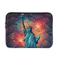 thumbnail image 1 of FORMRS 13-13.3 inch Laptop Sleeve Case Soft Carrying Quilted Computer Bag Cover, American Fireworks Pattern, 1 of 7