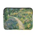 thumbnail image 1 of FORMRS 13-13.3 inch Laptop Sleeve Case Soft Carrying Quilted Computer Bag Cover, Art Garden Scene, 1 of 7