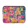 thumbnail image 1 of FORMRS 13-13.3 inch Laptop Sleeve Case Soft Carrying Quilted Computer Bag Cover, Art Map, 1 of 7