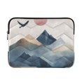 thumbnail image 1 of FORMRS 13-13.3 inch Laptop Sleeve Case Soft Carrying Quilted Computer Bag Cover, Art Mountains, 1 of 7