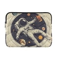 thumbnail image 1 of FORMRS 13-13.3 inch Laptop Sleeve Case Soft Carrying Quilted Computer Bag Cover, Astronaut Floating, 1 of 7