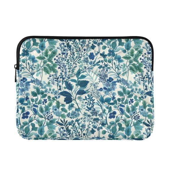 FORMRS 13"-13.3" Laptop Sleeve Protective Case Soft Carrying Quilted Computer Bag Cover, Beautiful Leaves Pattern