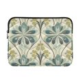 thumbnail image 1 of FORMRS 13"-13.3" Laptop Sleeve Protective Case Soft Carrying Quilted Computer Bag Cover, Beige Floral Pattern, 1 of 7