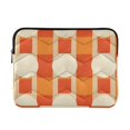 thumbnail image 1 of FORMRS 13-13.3 inch Laptop Sleeve Case Soft Carrying Quilted Computer Bag Cover, Beige Geometric Circles, 1 of 7