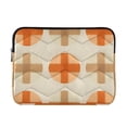 thumbnail image 1 of FORMRS 13-13.3 inch Laptop Sleeve Case Soft Carrying Quilted Computer Bag Cover, Beige Geometric Pattern, 1 of 7
