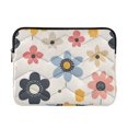 thumbnail image 1 of FORMRS 13-13.3 inch Laptop Sleeve Case Soft Carrying Quilted Computer Bag Cover, Beige Retro Flower, 1 of 7