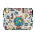 thumbnail image 1 of FORMRS 13-13.3 inch Laptop Sleeve Case Soft Carrying Quilted Computer Bag Cover, Beige School, 1 of 7