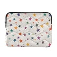 thumbnail image 1 of FORMRS 13-13.3 inch Laptop Sleeve Case Soft Carrying Quilted Computer Bag Cover, Beige Stars, 1 of 7