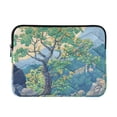 thumbnail image 1 of FORMRS 13-13.3 inch Laptop Sleeve Case Soft Carrying Quilted Computer Bag Cover, Beige Tree, 1 of 7