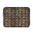thumbnail image 1 of FORMRS 13-13.3 inch Laptop Sleeve Case Soft Carrying Quilted Computer Bag Cover, Black Floral Pattern, 1 of 7