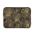 thumbnail image 1 of FORMRS 13-13.3 inch Laptop Sleeve Case Soft Carrying Quilted Computer Bag Cover, Black Flower Pattern, 1 of 7