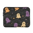 thumbnail image 1 of FORMRS 13"-13.3" Laptop Sleeve Protective Case Soft Carrying Quilted Computer Bag Cover, Black Halloween Ghosts, 1 of 7