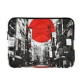 thumbnail image 1 of FORMRS 13-13.3 inch Laptop Sleeve Case Soft Carrying Quilted Computer Bag Cover, Black Streets, 1 of 7