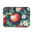 thumbnail image 1 of FORMRS 13"-13.3" Laptop Sleeve Protective Case Soft Carrying Quilted Computer Bag Cover, Blue Apple Pattern, 1 of 7