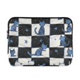 thumbnail image 1 of FORMRS 13-13.3 inch Laptop Sleeve Case Soft Carrying Quilted Computer Bag Cover, Blue Cat Stars, 1 of 7