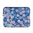 thumbnail image 1 of FORMRS 13-13.3 inch Laptop Sleeve Case Soft Carrying Quilted Computer Bag Cover, Blue Daisy, 1 of 7