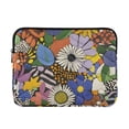 thumbnail image 1 of FORMRS 13-13.3 inch Laptop Sleeve Case Soft Carrying Quilted Computer Bag Cover, Blue Floral, 1 of 7