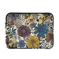 thumbnail image 1 of FORMRS 13-13.3 inch Laptop Sleeve Case Soft Carrying Quilted Computer Bag Cover, Blue Flowers, 1 of 7