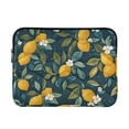 thumbnail image 1 of FORMRS 13-13.3 inch Laptop Sleeve Case Soft Carrying Quilted Computer Bag Cover, Blue Lemons, 1 of 7