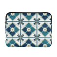 thumbnail image 1 of FORMRS 13"-13.3" Laptop Sleeve Protective Case Soft Carrying Quilted Computer Bag Cover, Blue Mosaic Pattern, 1 of 7