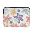 thumbnail image 1 of FORMRS 13-13.3 inch Laptop Sleeve Case Soft Carrying Quilted Computer Bag Cover, Blue Retro Flower, 1 of 7