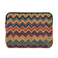 thumbnail image 1 of FORMRS 13"-13.3" Laptop Sleeve Protective Case Soft Carrying Quilted Computer Bag Cover, Brown Geometric, 1 of 7