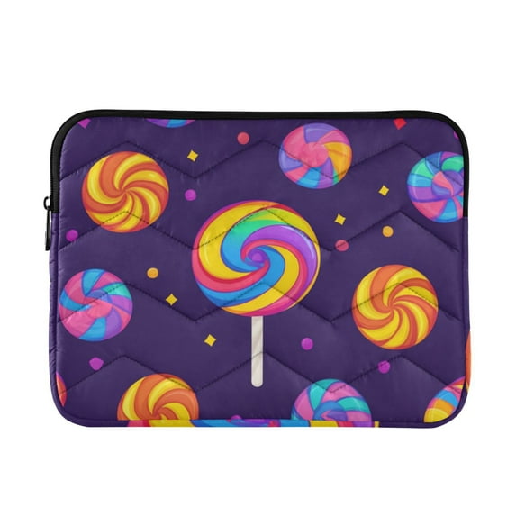 FORMRS 13-13.3 inch Laptop Sleeve Case Soft Carrying Quilted Computer Bag Cover, Candy Carnival