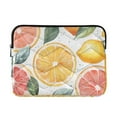 thumbnail image 1 of FORMRS 13-13.3 inch Laptop Sleeve Case Soft Carrying Quilted Computer Bag Cover, Candy Lemon Slices, 1 of 7