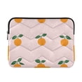 thumbnail image 1 of FORMRS 13"-13.3" Laptop Sleeve Protective Case Soft Carrying Quilted Computer Bag Cover, Cartoon Citrus, 1 of 7