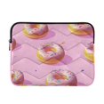 thumbnail image 1 of FORMRS 13"-13.3" Laptop Sleeve Protective Case Soft Carrying Quilted Computer Bag Cover, Cartoon Doughnuts, 1 of 7