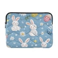 thumbnail image 1 of FORMRS 13"-13.3" Laptop Sleeve Protective Case Soft Carrying Quilted Computer Bag Cover, Cartoon Easter Bunnies, 1 of 7