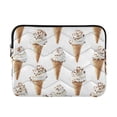 thumbnail image 1 of FORMRS 13"-13.3" Laptop Sleeve Protective Case Soft Carrying Quilted Computer Bag Cover, Cartoon Ice Cream Pattern, 1 of 7