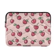 thumbnail image 1 of FORMRS 13-13.3 inch Laptop Sleeve Case Soft Carrying Quilted Computer Bag Cover, Cherries Pattern, 1 of 7