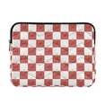 thumbnail image 1 of FORMRS 13-13.3 inch Laptop Sleeve Case Soft Carrying Quilted Computer Bag Cover, Cherry Checked Pattern, 1 of 7